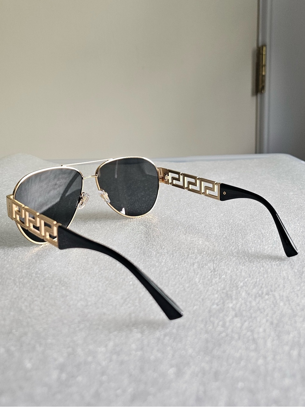 Versace Greca Pilot Sunglasses - VE2289 100287 - Current Season - Picture 3 of 5